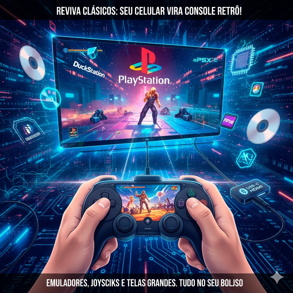 Reviva Clássicos no Seu Bolso Transforme Seu Celular em um Console de Jogos