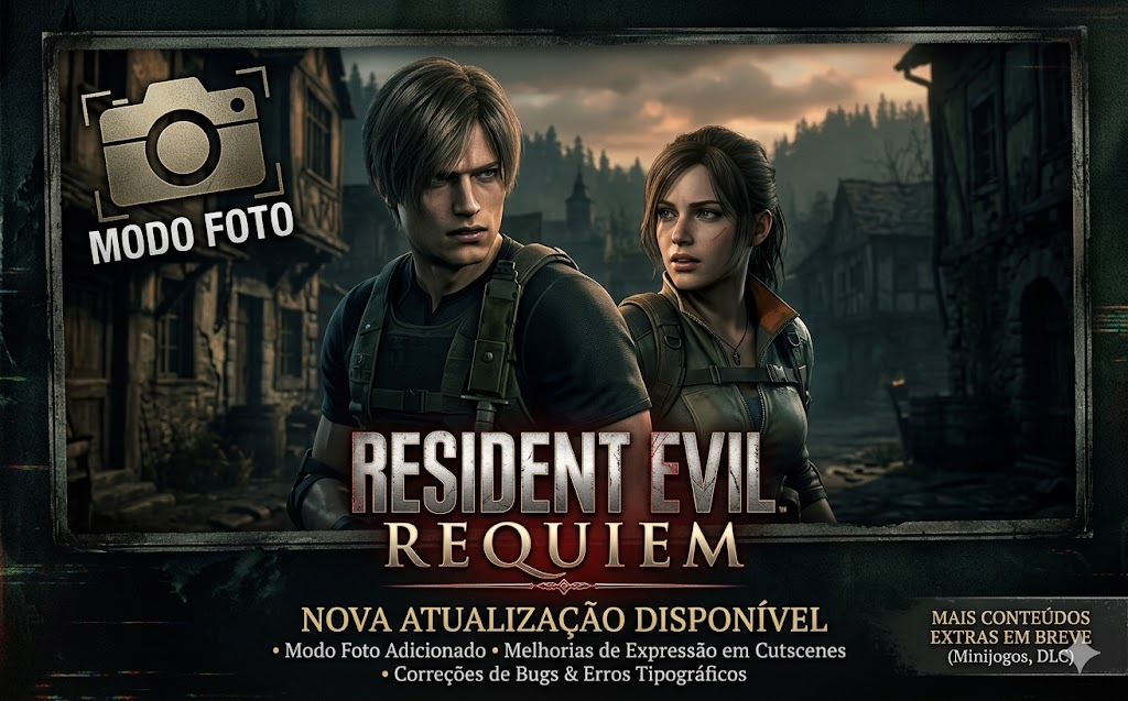 Resident Evil Requiem ganha Modo Foto e novas melhorias em sua última atualização