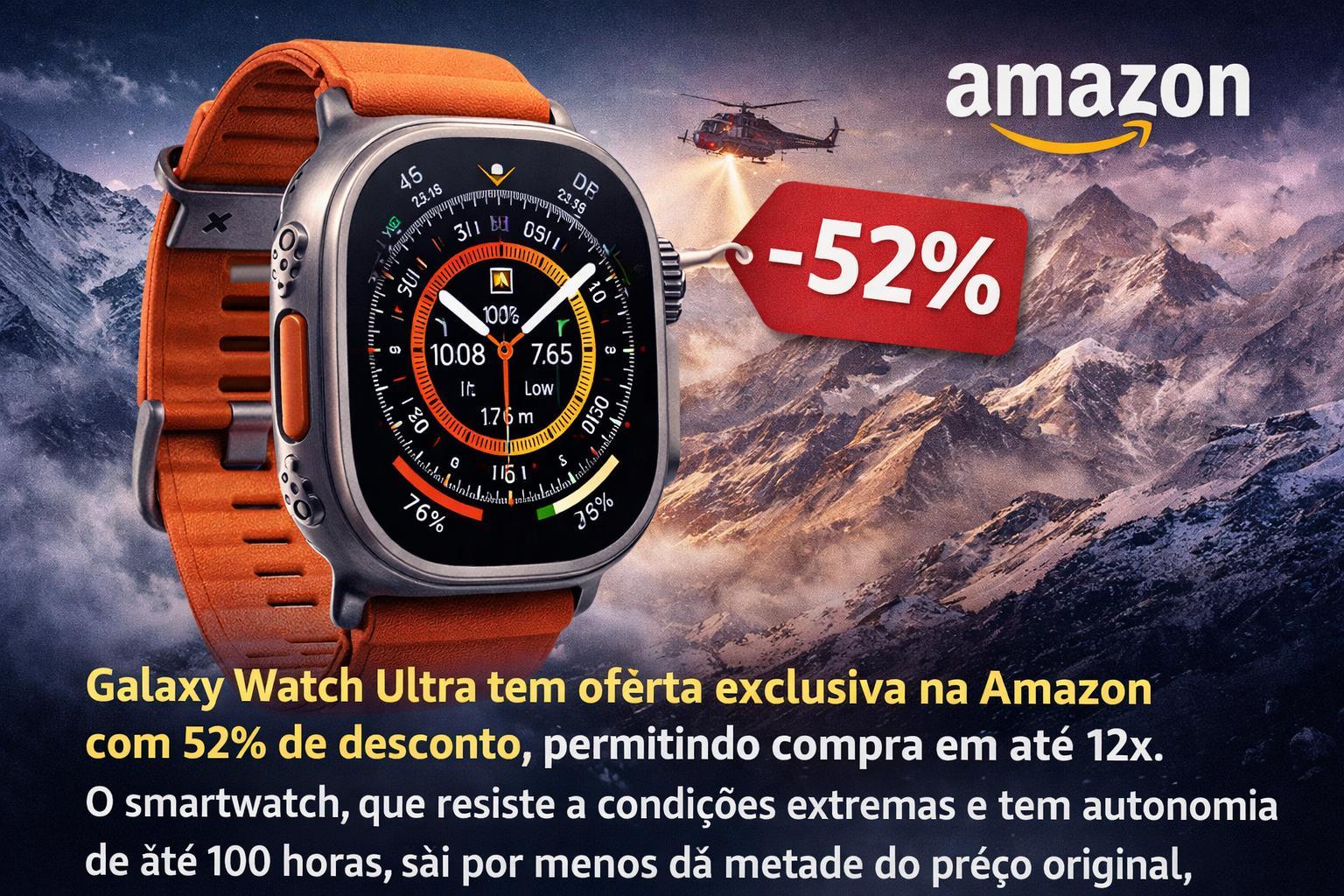 Desbloqueie o Poder do Galaxy Watch Ultra com 52 por cento de Desconto Exclusivo na Amazon