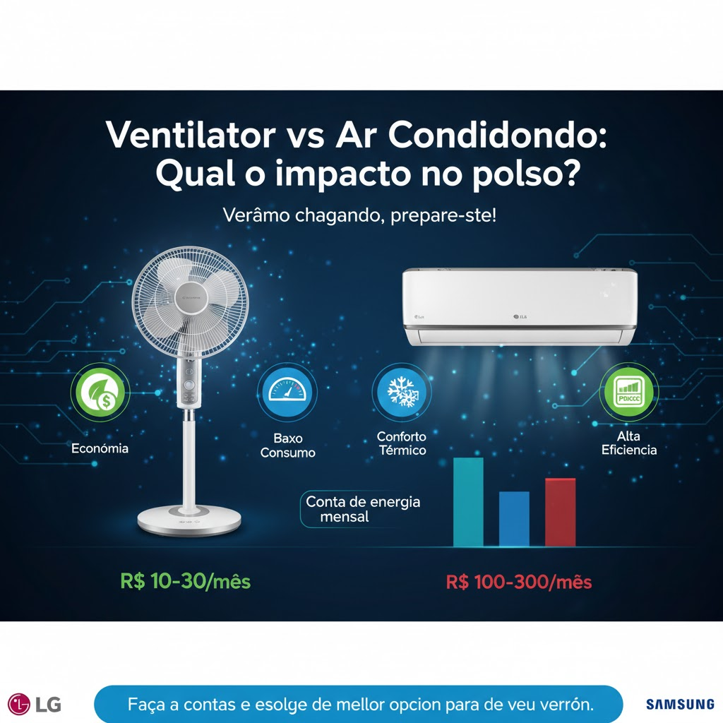 Ventilador ou Ar Condicionado Qual é o Melhor Negócio para o Seu Bolso
