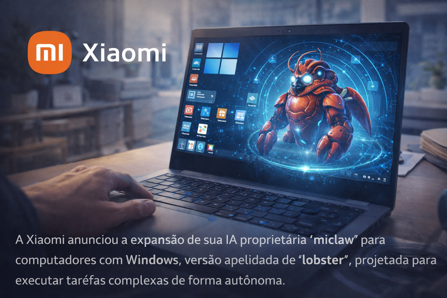 Xiaomi Leva Sua Inteligência Artificial para o Desktop com a Miclaw Lobster