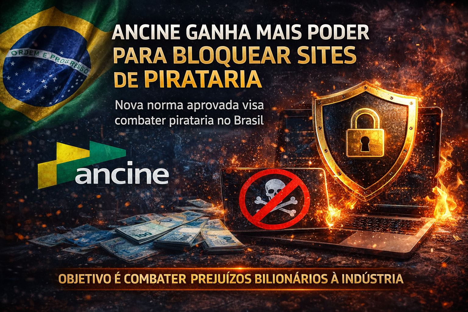 Ancine reforça combate à pirataria com poder de bloquear sites ilegais