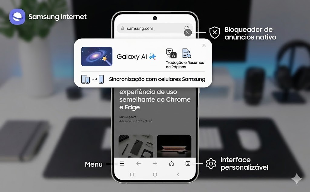 Navegador da Samsung Desponta como Alternativa ao Chrome e Edge