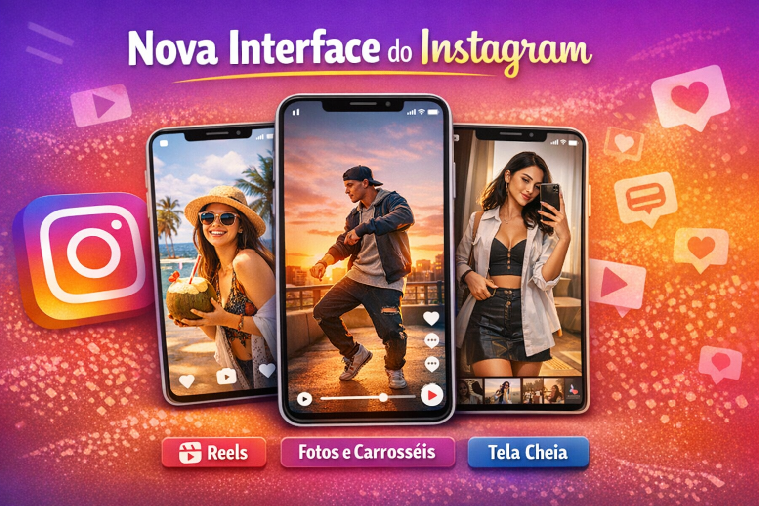 Instagram se Transforma em Plataforma de Vídeos Curtos com Nova Interface Inspirada no TikTok