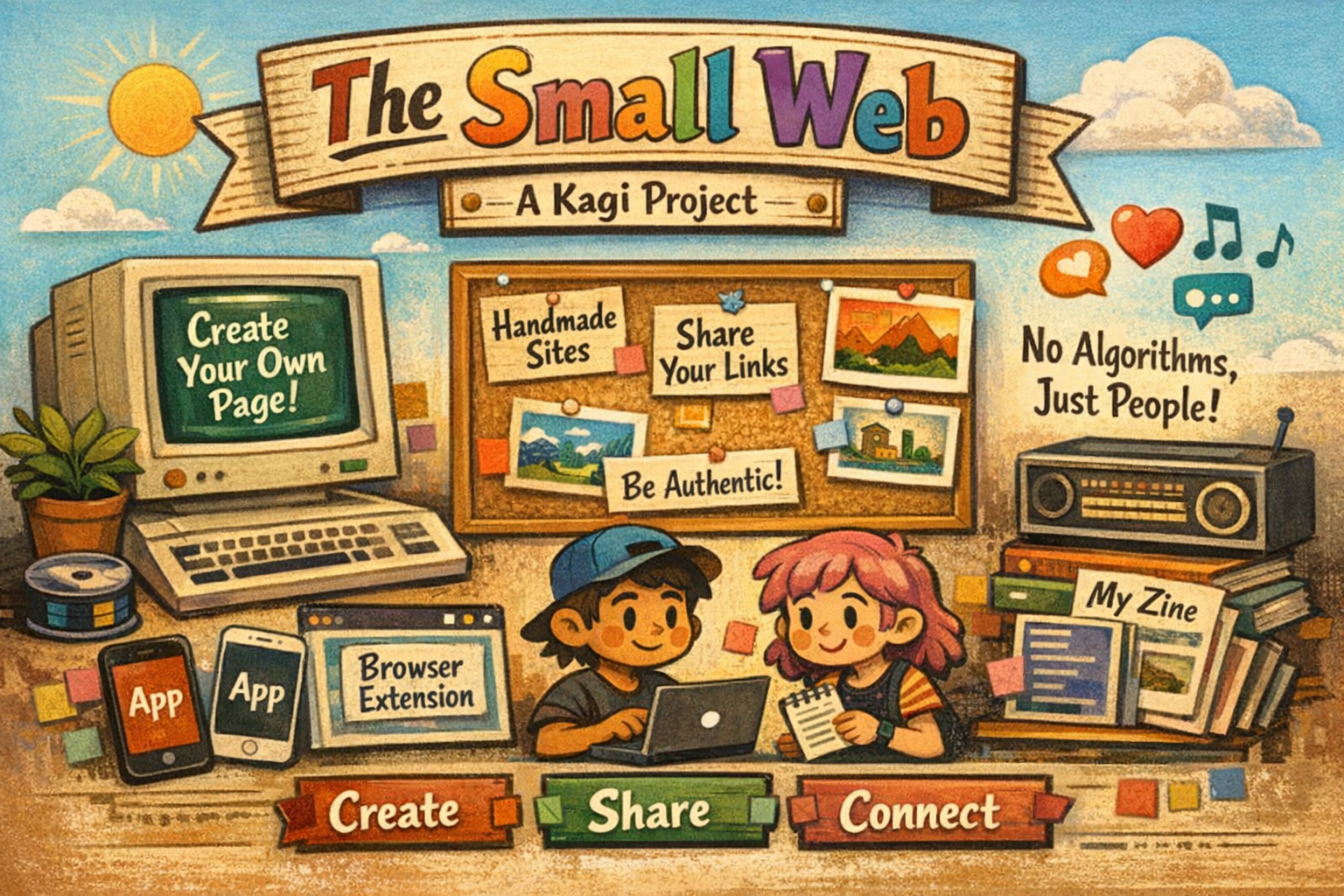 Liberte sua Criação na Web sem Algoritmos com o Small Web