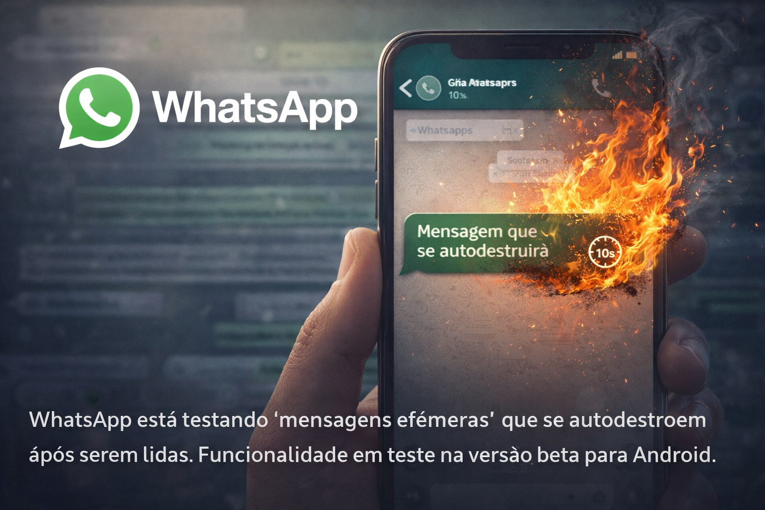 Mensagens Ephemeras no WhatsApp Estão Chegando