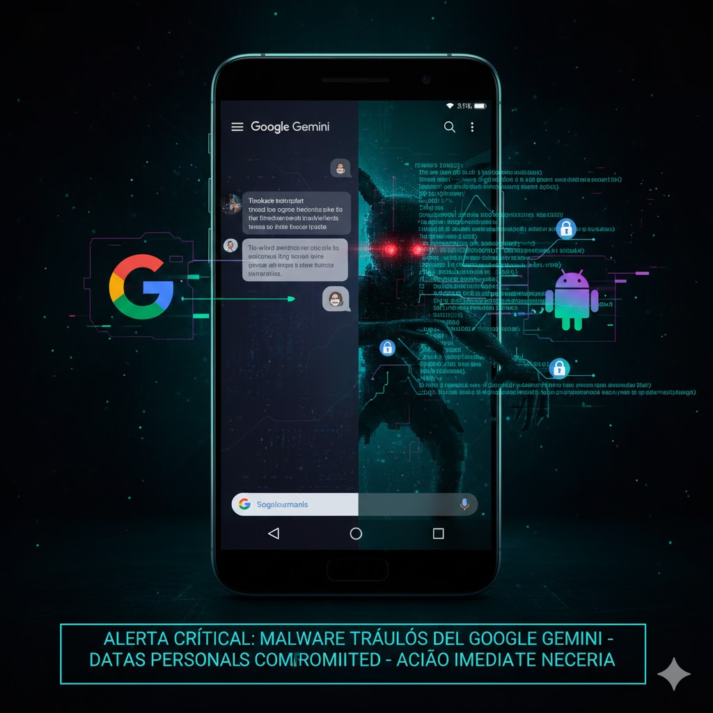 Descubra o Malware que Espiona Seu Android Através do Google Gemini