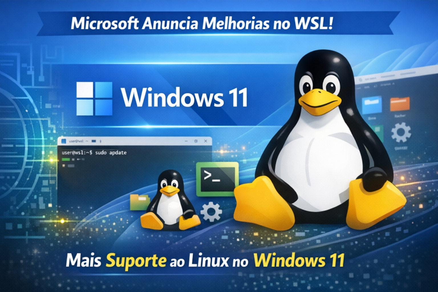 Windows 11 recebe atualização para tornar o Linux ainda mais nativo