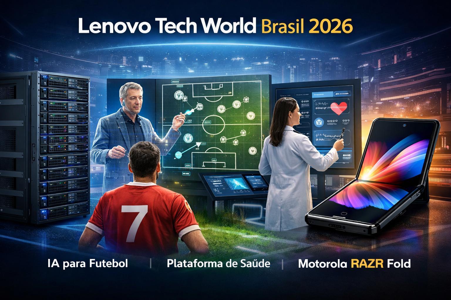 Lenovo revela inovações revolucionárias no Tech World Brasil 2026
