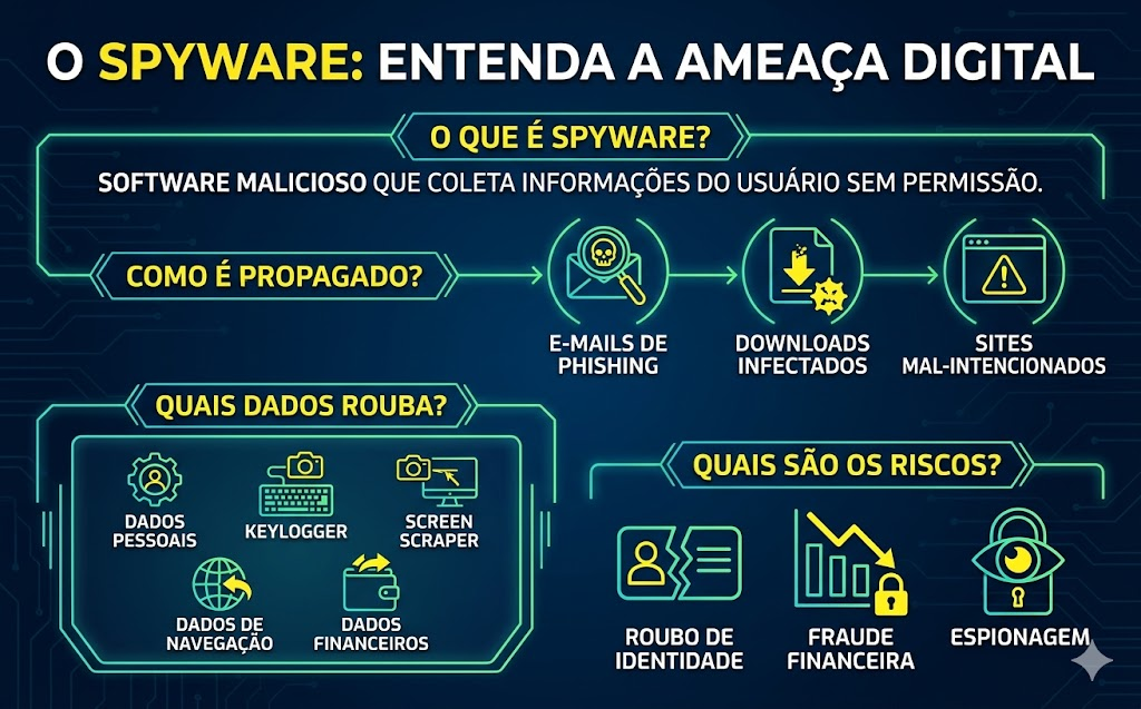 Desvendando os Apps Espiões: Entenda como o Spyware Pode Roubar seus Dados