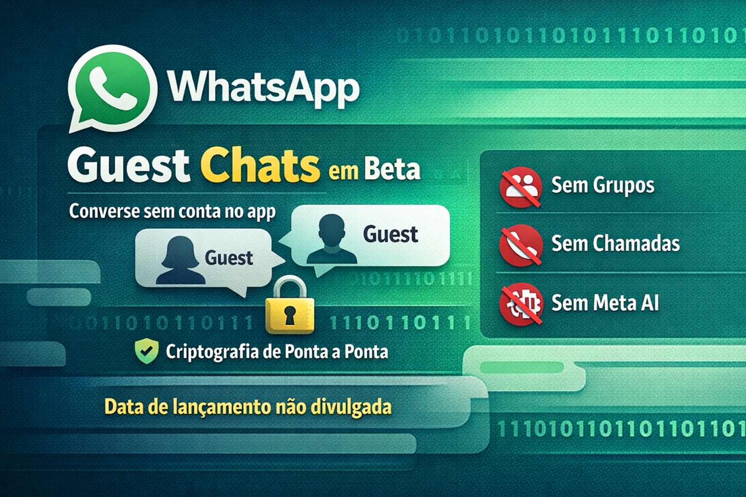 Converse com quem você quiser sem complicações o WhatsApp testa recurso de chat para convidados sem necessidade de cadastro