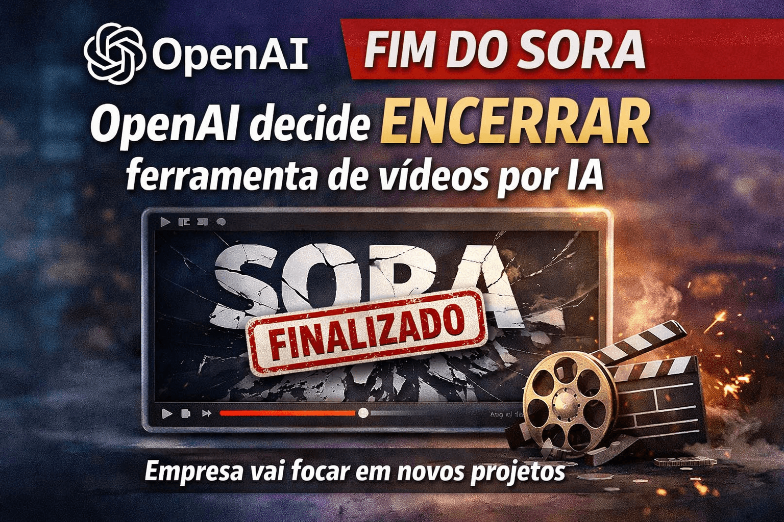 Fim de uma Era na Criação de Vídeos por IA OpenAI Descontinua Sora