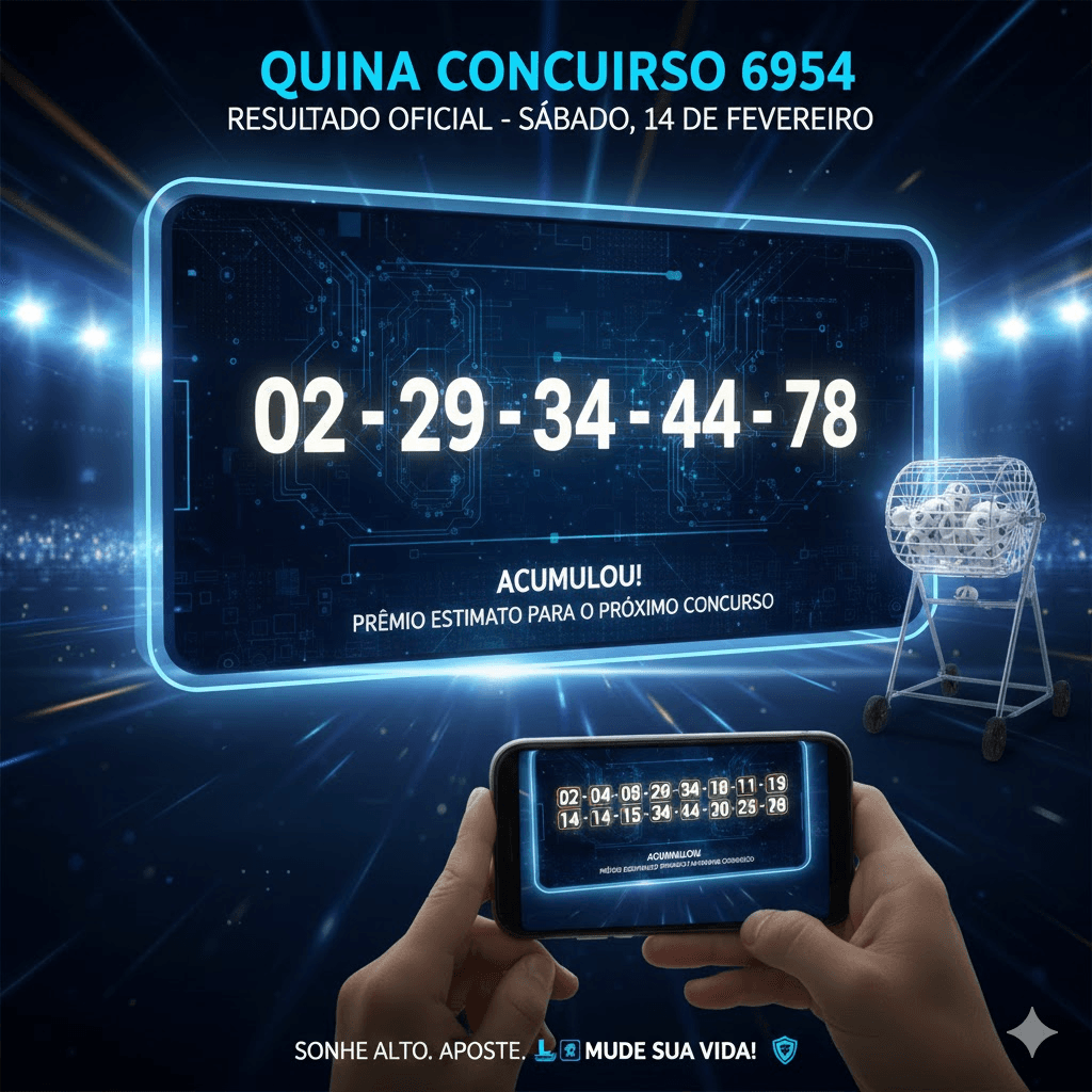 Mega-Sena revela números vencedores do concurso 2973 com prêmio de 62 milhões